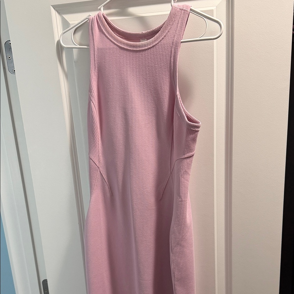 Lululemon Athletica Pink Midi Dress
